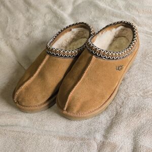 UGG Chestnut Suede Slip-Ons
